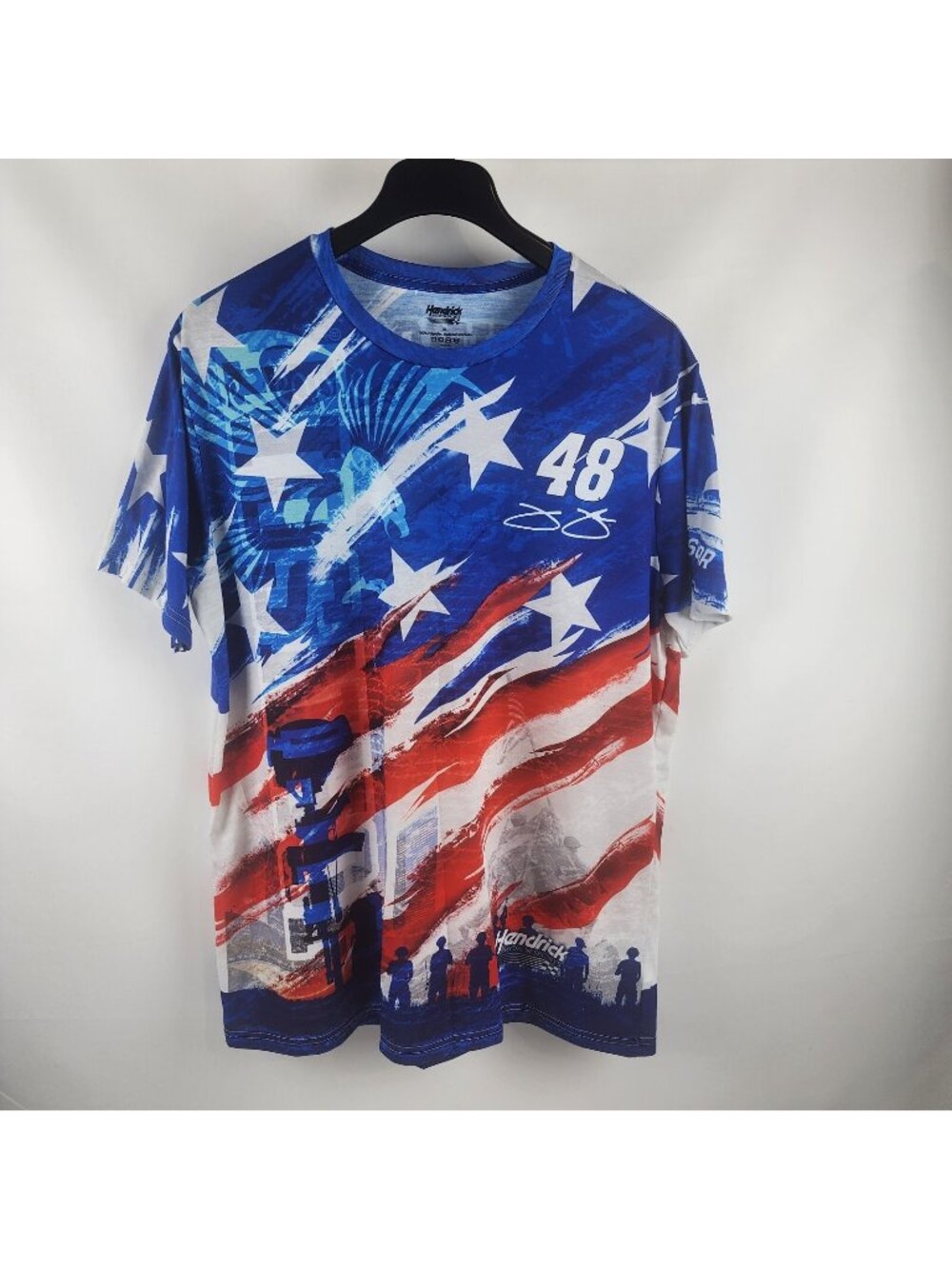 Hendrick Motorsports NASCAR Shirt Jimmie Johnson 48 USA Military All Over Print